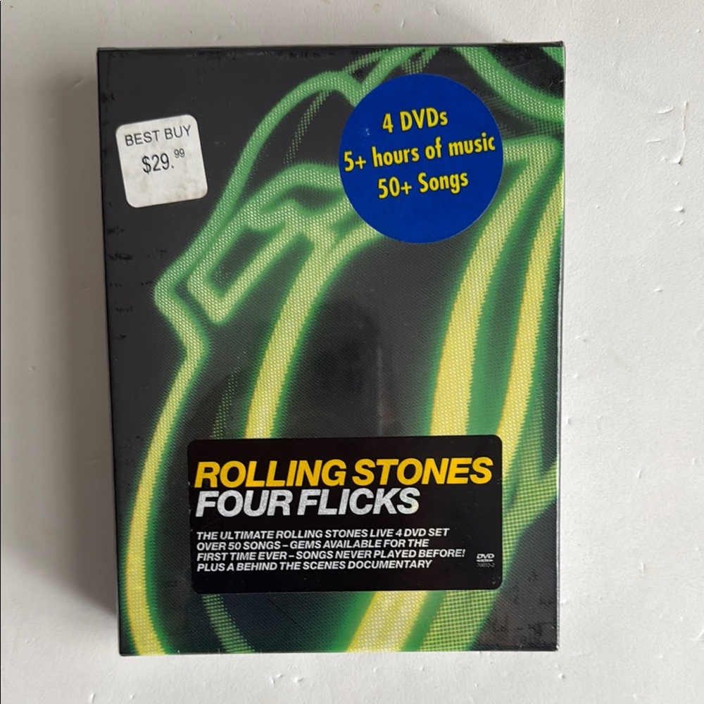 Rolling Stones Four Flicks DVD Set Still in Sealed wrapper